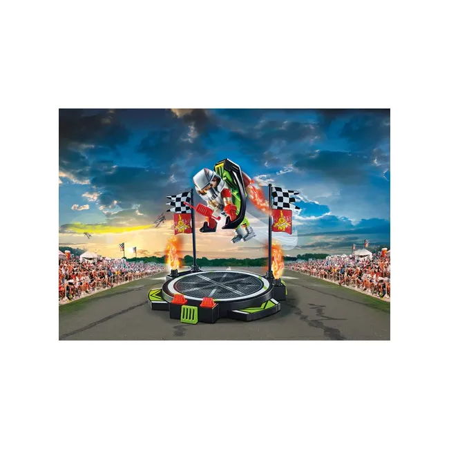 Playmobil - Stunt Show - Cascador Cu Jetpack ARTPM70836