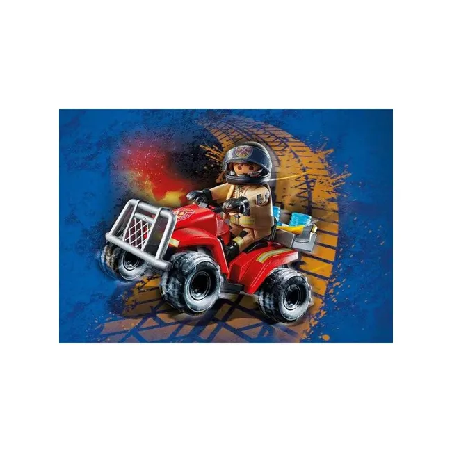 Playmobil - Vehicul Pullback Pompieri ARTPM71090