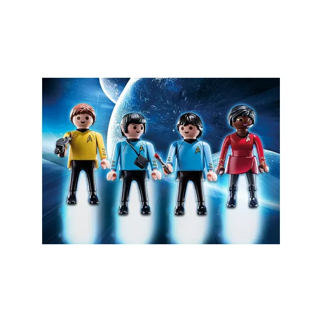 Playmobil - Set 4 Figurine De Colectie Star Trek ARTPM71155