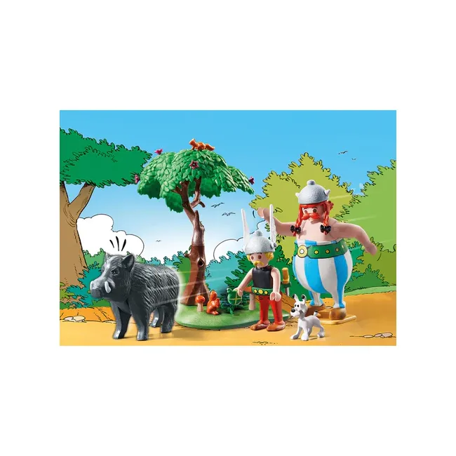 Playmobil - Asterix - Vanatoarea Porcului Salbatic ARTPM71160