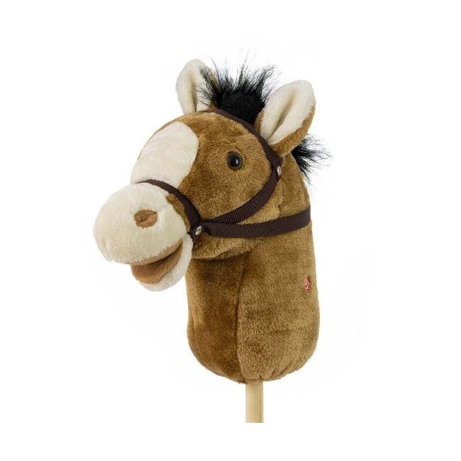 Calut de jucarie cu miscare si sunete, Hobby Horse, Light Brown, Milly Mally EKDmm7331