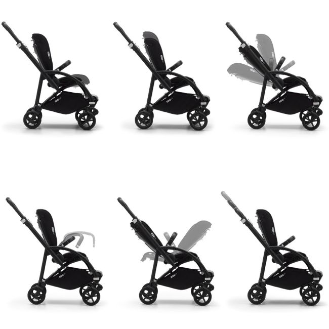 Carucior Bugaboo Bee 6 Mineral Black Taupe ERFBG500304AM01