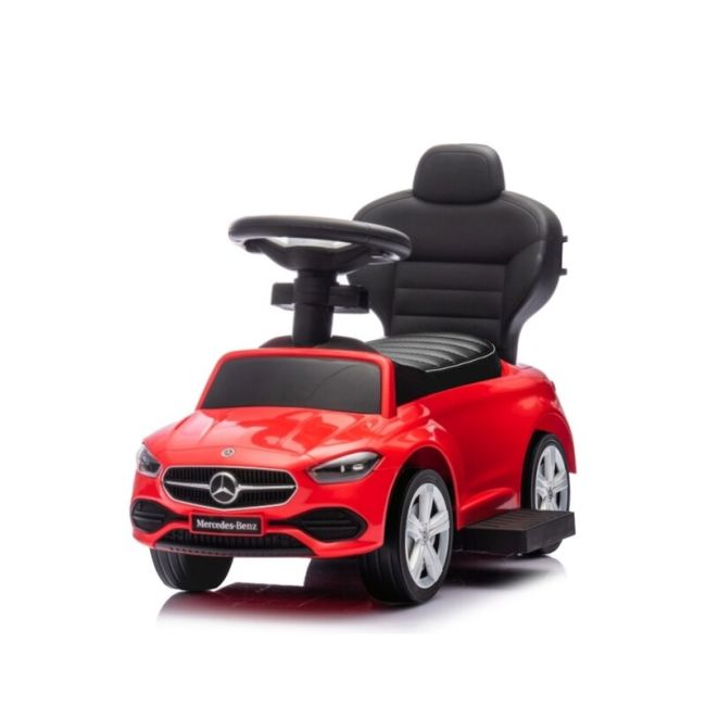 Masinuta copii 3 in 1, Mercedes C-Class Deluxe, Red, Milly Mally EKDmm7218