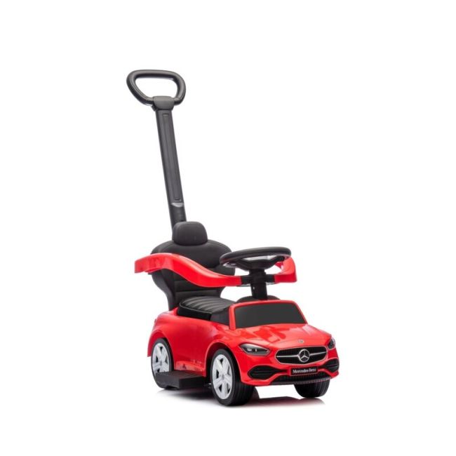 Masinuta copii 3 in 1, Mercedes C-Class Deluxe, Red, Milly Mally EKDmm7218