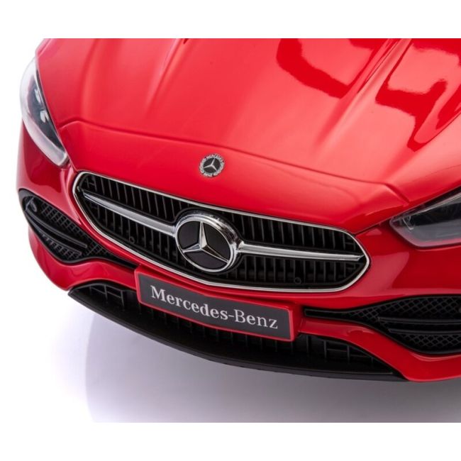 Masinuta copii 3 in 1, Mercedes C-Class Deluxe, Red, Milly Mally EKDmm7218