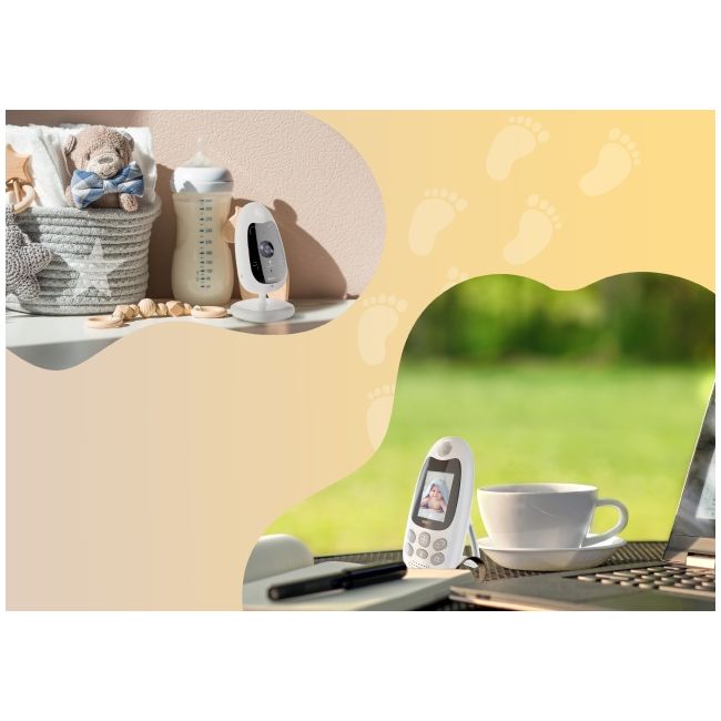 Neno gato 2 – monitor electronic pentru bebeluși cu receptor wireless nen-mam-nn006