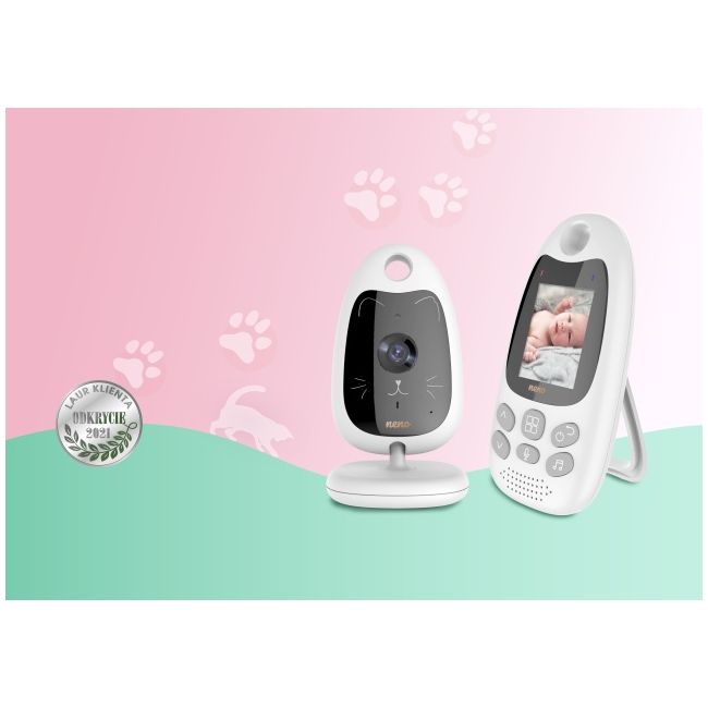 Neno gato 2 – monitor electronic pentru bebeluși cu receptor wireless nen-mam-nn006