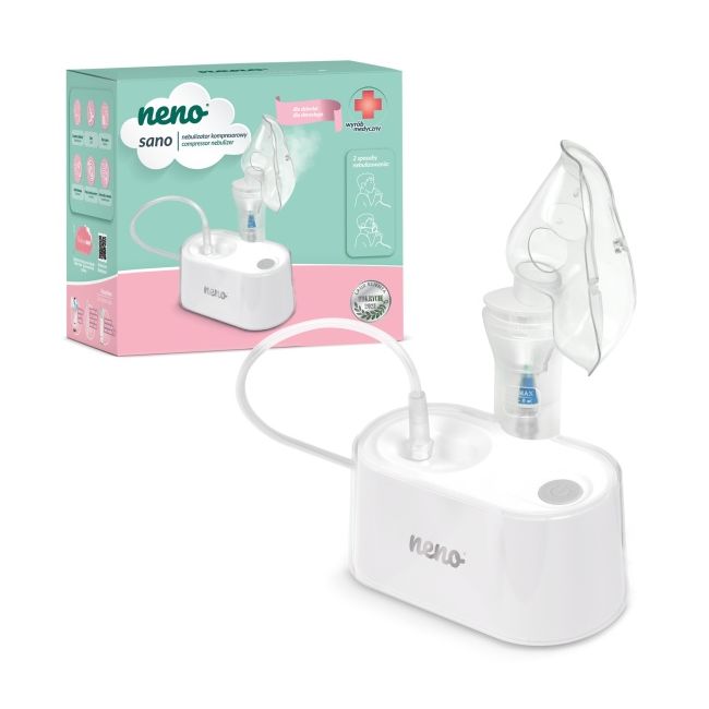Neno sano – nebulizator pneumatic, cu piston și compresor nen-mam-inh004
