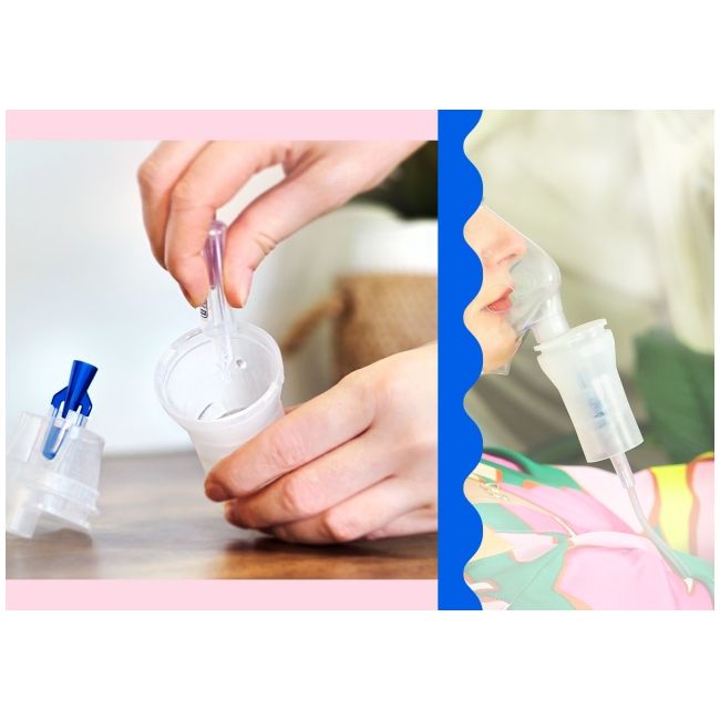 Neno sano – nebulizator pneumatic, cu piston și compresor nen-mam-inh004