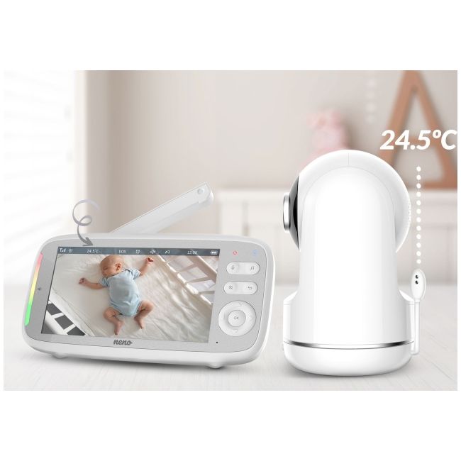 Neno vista – videofon rotativ cu receptor wireless nen-mam-nn008