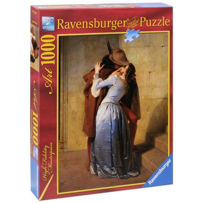 Ravensburger - Puzzle Hayez sarutul 1000 piese design nou ARTRVSPA00061
