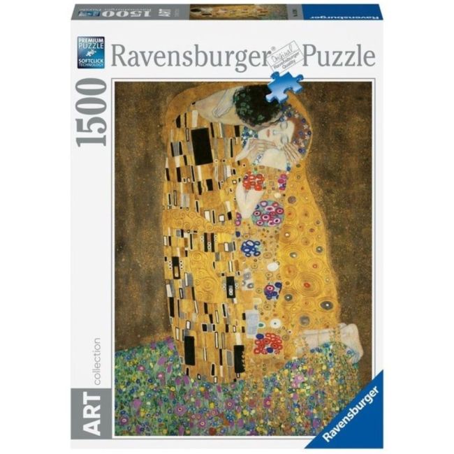 Ravensburger - Puzzle Klimt Sarutul 1500 piese design nou ARTRVSPA00080