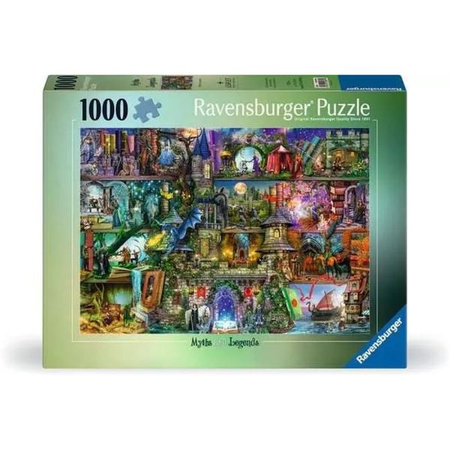 Ravensburger - Puzzle legende si mituri 1000 piese design nou ARTRVSPA00089