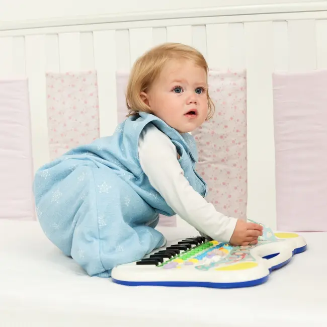 Sac de dormit copii, Stars in your eyes Blue, 60 cm, 1 tog KDESDCSYB6001