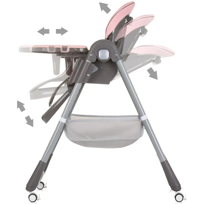 Scaun de masa chipolino first spoon flamingo hubsthfs02404fl