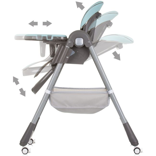 Scaun de masa chipolino first spoon teal hubsthfs02403tl