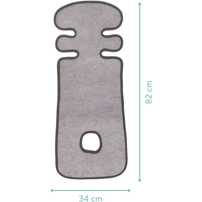 Protectie anti-transpiratie pentru carucior grey Fillikid