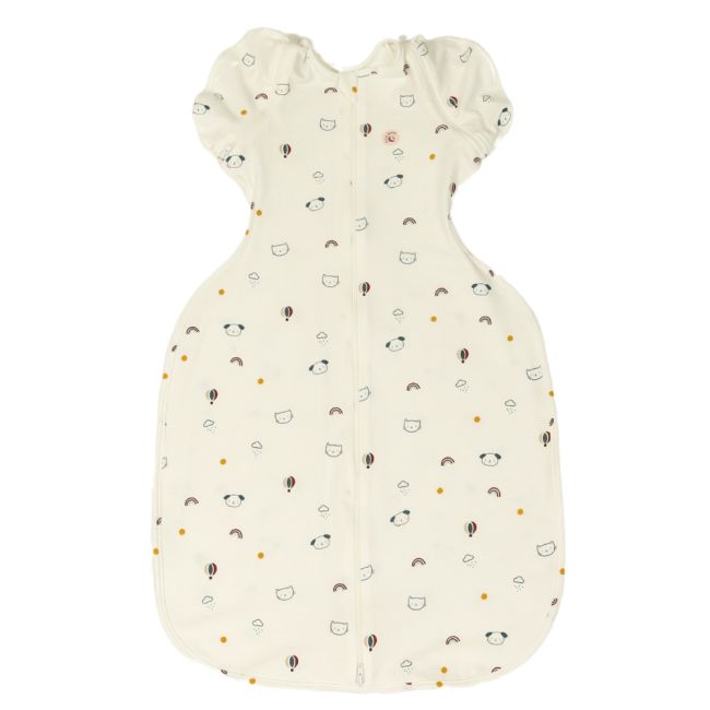 Sac de dormit Swaddle First Sleep Kitty Dreamland, faza 2, pentru bebelusi 3-6 luni, tog 0.5, 74 cm, 0.5 tog KDEFS2KD00