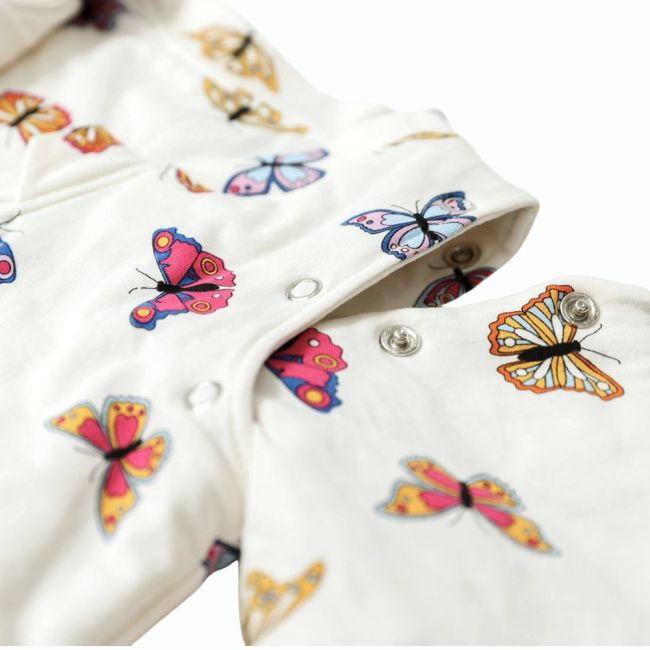 Sac de dormit cu picioruse si maneci, Butterfly Dreams, 70 cm, 2 Tog - Iarna KDESDPBD7002