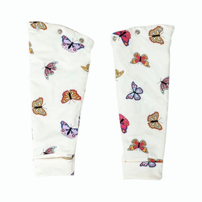 Sac de dormit cu picioruse si maneci, Butterfly Dreams, 70 cm, 2 Tog - Iarna KDESDPBD7002