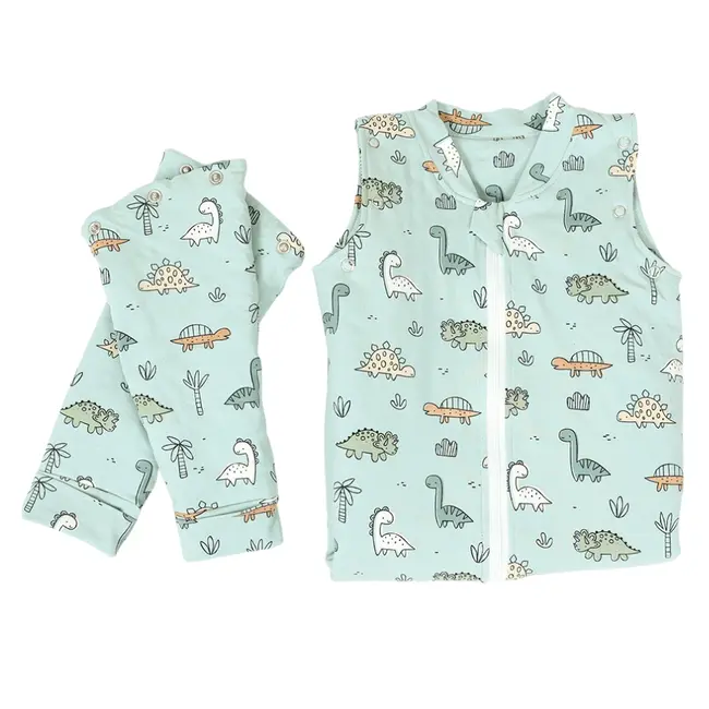 Sac de dormit cu picioruse si maneci, Dino Adventure, 130 cm, 2 Tog - Iarna KDESDPDA13002