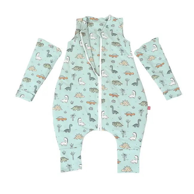 Sac de dormit cu picioruse si maneci, Dino Adventure, 130 cm, 3 Tog - Iarna KDESDPDA13003