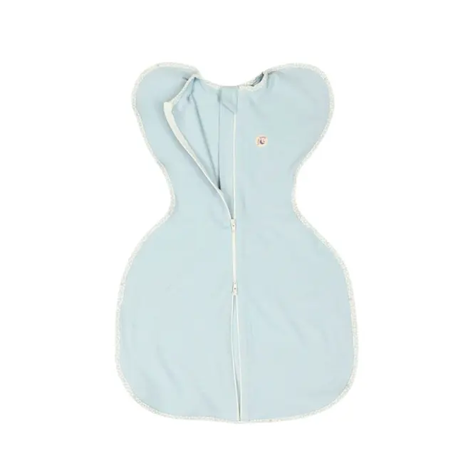 Sac de dormit nou-nascut Swaddle First Sleep Blue Skies, 60 cm, 0.5 tog KDEFSBS00