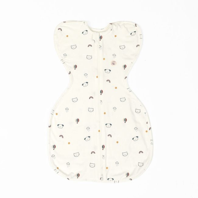 Sac de dormit nou-nascut Swaddle First Sleep Kitty Dreamland, 60 cm, 0.5 tog KDEFSKD00