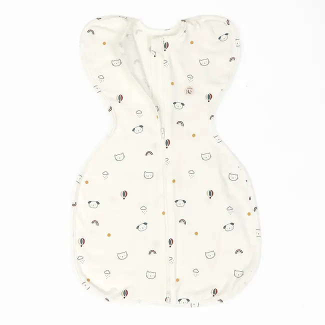 Sac de dormit nou-nascut Swaddle First Sleep Kitty Dreamland, 60 cm, 1 tog KDEFSKD01