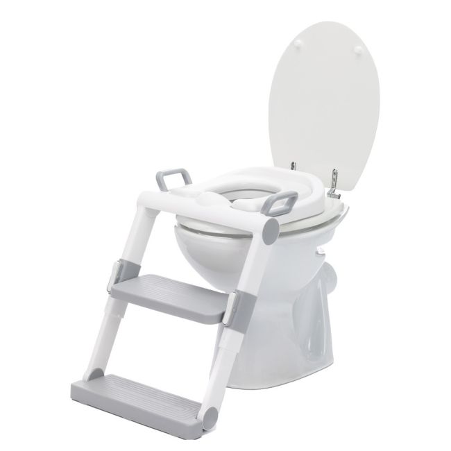 Scara cu reductor WC moale pliabila, 24 luni+, grey white  Fillikid