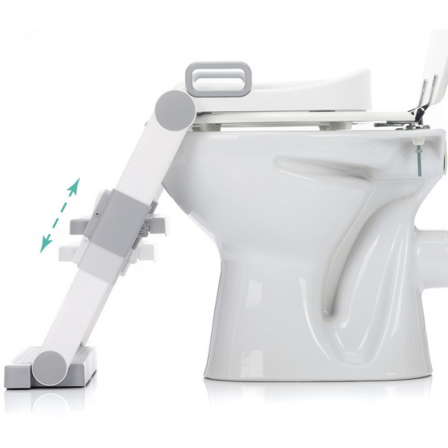 Scara cu reductor WC moale pliabila, 24 luni+, grey white  Fillikid