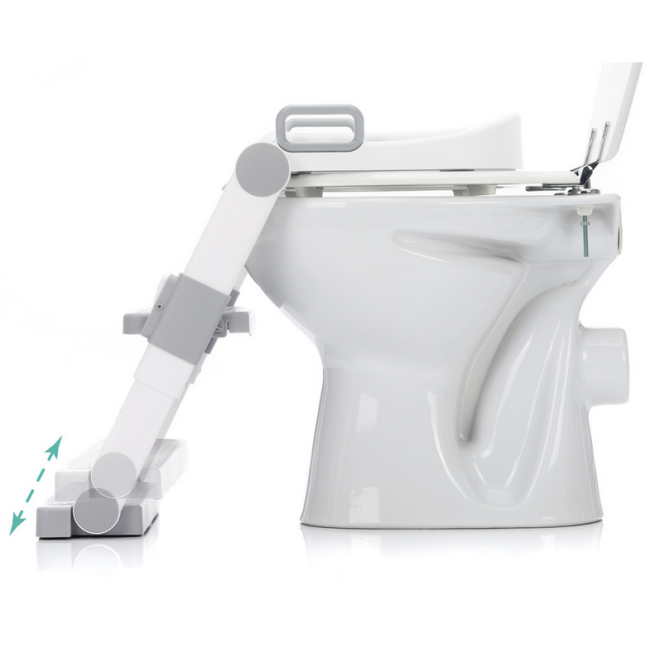 Scara cu reductor WC moale pliabila, 24 luni+, grey white  Fillikid