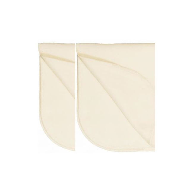 Scutece molton alb 40x40cm 2/set Kreis Design