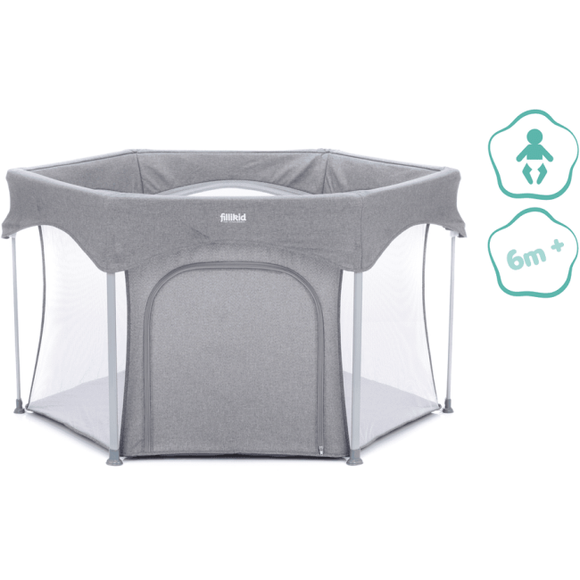 Tarc pentru copii hexagonal pliabil  136x75 cm Atena Fillikid