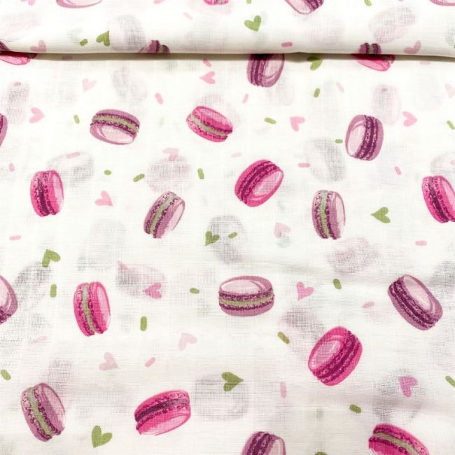 Lavete din muselina 4 buc,  40x40 cm, macarons pink Kreis Design