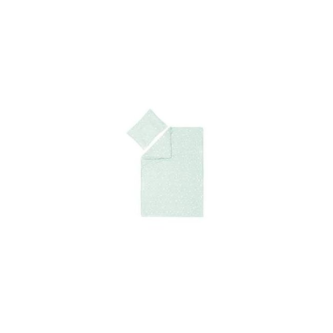 Lenjerie de pat din Jerse 2 piese Star mint Fillikid