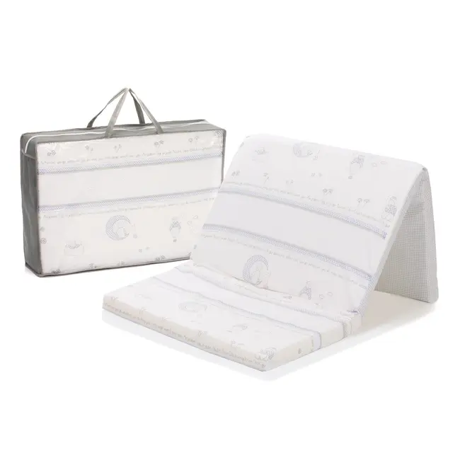 Saltea pliabila design 120/60/4 cm. white blue Fillikid