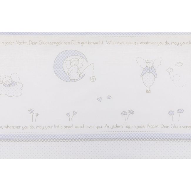 Saltea pliabila design 120/60/4 cm. white blue Fillikid