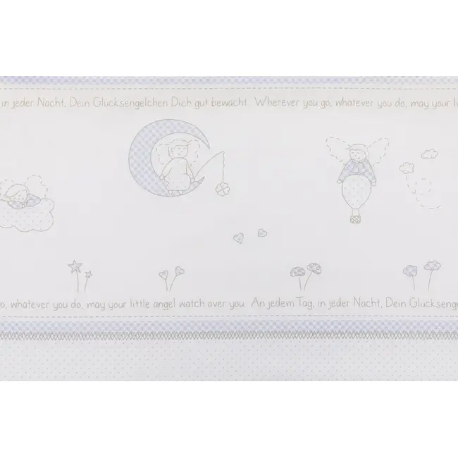 Saltea pliabila design 120/60/4 cm. white blue Fillikid