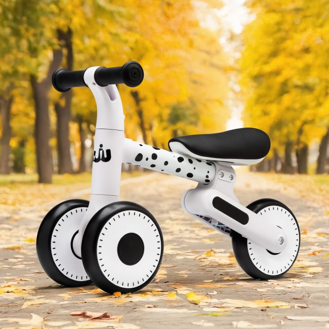 Bicicleta fara pedale Juju Dody, Alba JUJJU3427-White