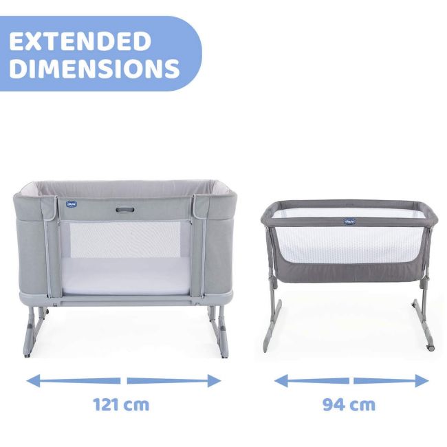 Patut atasabil Chicco Next 2 Me Forever, 3 in 1, SlateGrey (Gri), 0luni+ CHC79650-8_SLATE GREY