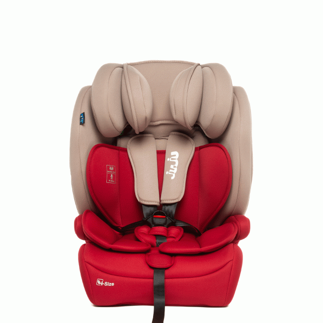 Scaun Auto Juju Safe Rider i-Size, Bej-Bordo JUJJU1200-EFIS-04