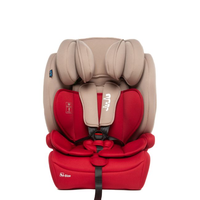 Scaun Auto Juju Safe Rider i-Size, Bej-Bordo JUJJU1200-EFIS-04