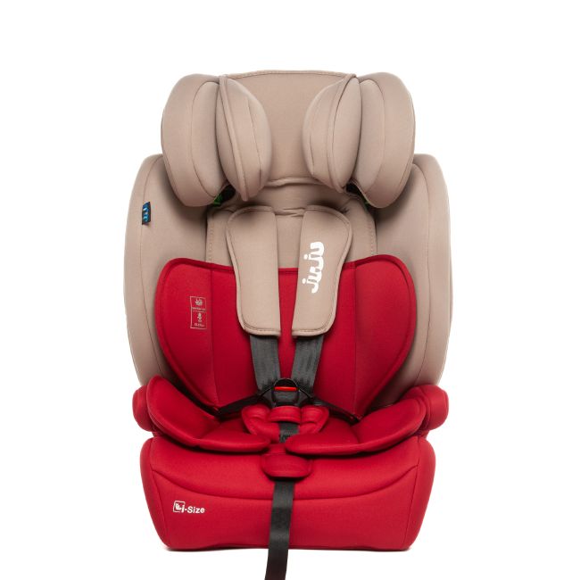 Scaun Auto Juju Safe Rider i-Size, Bej-Bordo JUJJU1200-EFIS-04