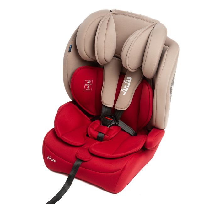 Scaun Auto Juju Safe Rider i-Size, Bej-Bordo JUJJU1200-EFIS-04