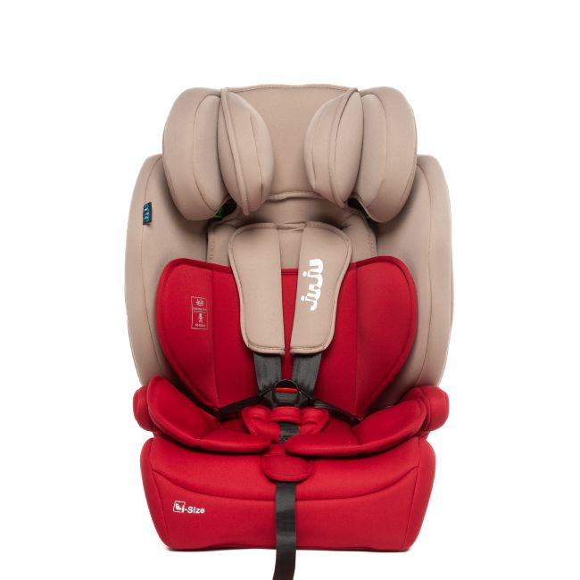 Scaun Auto Juju Safe Rider i-Size, Bej-Bordo JUJJU1200-EFIS-04