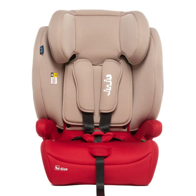 Scaun Auto Juju Safe Rider i-Size, Bej-Bordo JUJJU1200-EFIS-04