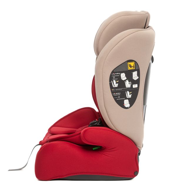 Scaun Auto Juju Safe Rider i-Size, Bej-Bordo JUJJU1200-EFIS-04