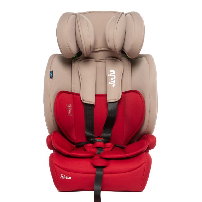 Scaun Auto Juju Safe Rider i-Size, Bej-Bordo JUJJU1200-EFIS-04