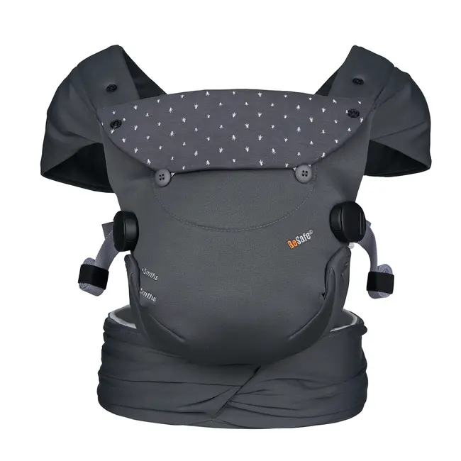 BeSafe Newborn Haven - Sistem de purtare nou-născuți Anthracite Forest BSF11018807-AF